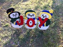 joyful snowmen in Fort Polk, Louisiana